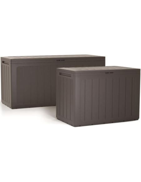Skrzynia ogrodowa 280l brąz boardebox