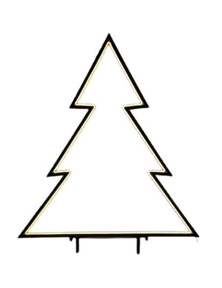 Neon choinka 190 led timer 8 funkcji 53x75cm luca ciepły biały