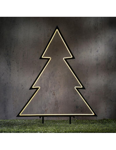 Neon choinka 190 led timer 8 funkcji 53x75cm luca ciepły biały