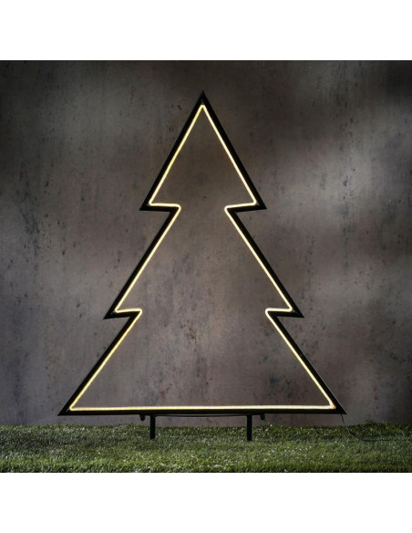 Neon choinka 190 led timer 8 funkcji 53x75cm luca ciepły biały