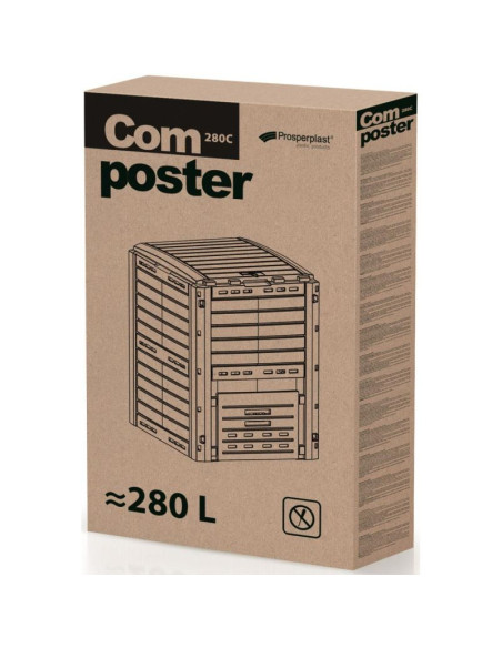Kompostownik ogrodowy compogreen woody 280l properplast