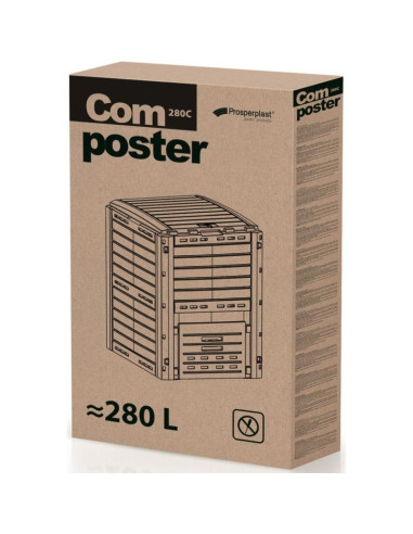 Kompostownik ogrodowy compogreen woody 280l properplast
