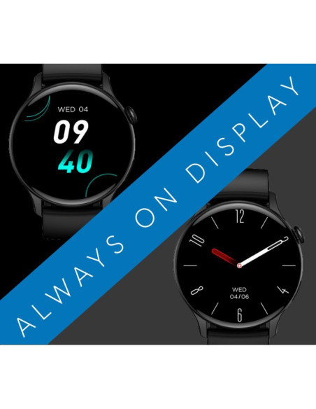 Smartwatch damski rubicon rncf10 silver/grey smarub238