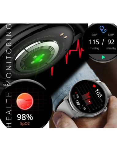 Smartwatch rubicon rncf10 black smarub237