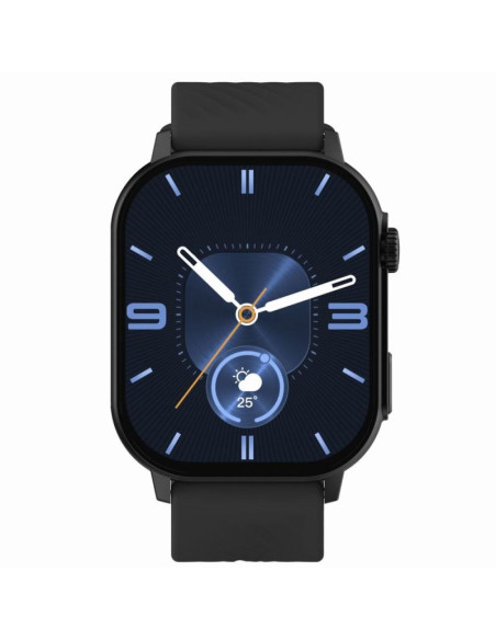 Smartwatch gravity gt15-1 czarny pasek silikonowy + czarna bransoleta