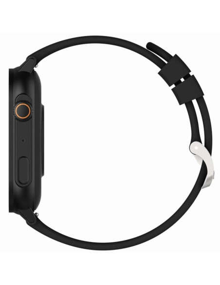 Smartwatch gravity gt15-1 czarny pasek silikonowy + czarna bransoleta