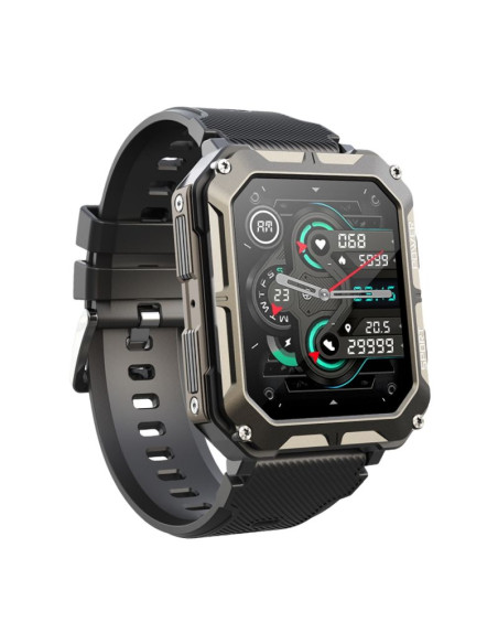 Smartwatch męski rubicon rncf27 black