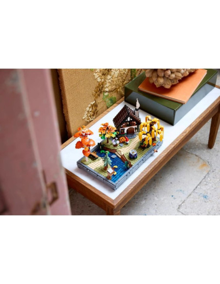 Lego icons 11372 jesienny ogród z chatką