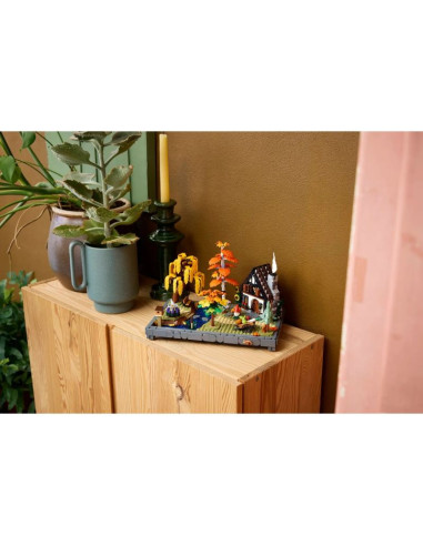 Lego icons 11372 jesienny ogród z chatką