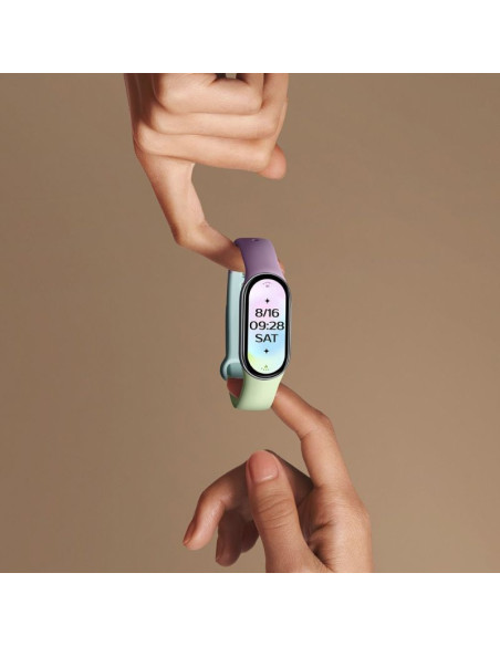 Opaska smartband xiaomi smart band 10 silver amoled 4,37 cm (1.72") srebrna