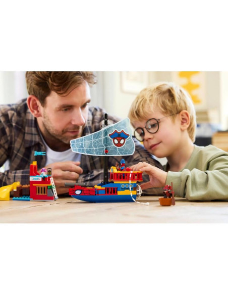 Lego marvel spiderman 11208 piracki statek drużyny spider-mana