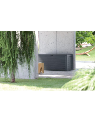 Skrzynia ogrodowa 280l antracyt woodebox