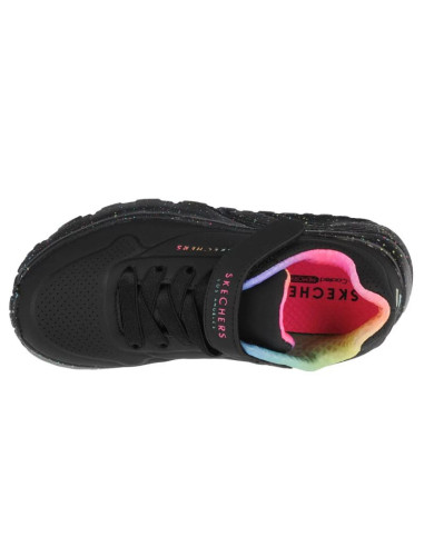 Skechers uno lite rainbow specks 310457l-bkmt czarne 29