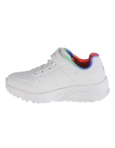 Skechers uno lite rainbow specks 310457l-wmlt białe 27