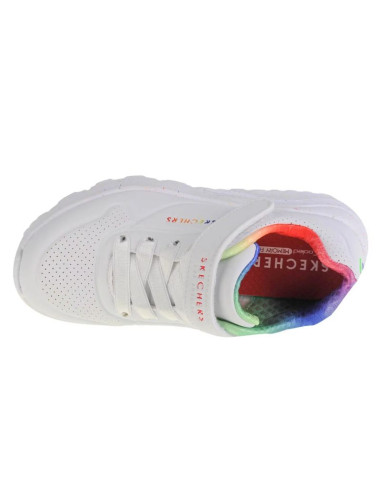 Skechers uno lite rainbow specks 310457l-wmlt białe 27
