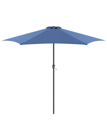 Parasol ogrodowy 300cm składany granatowy