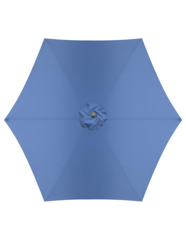 Parasol ogrodowy 300cm składany granatowy