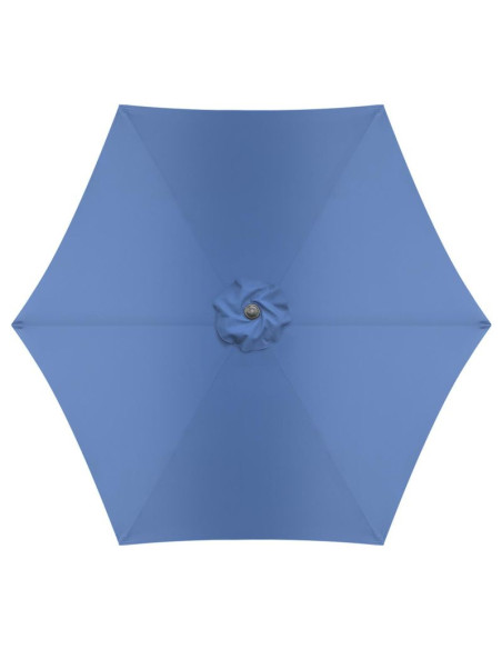 Parasol ogrodowy 300cm składany granatowy