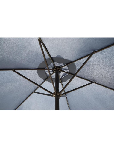 Parasol ogrodowy 300cm składany granatowy