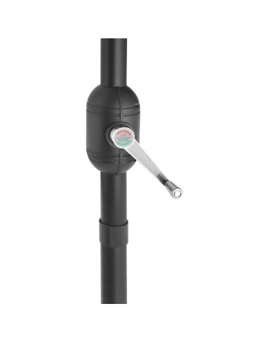 Parasol ogrodowy 300cm składany granatowy