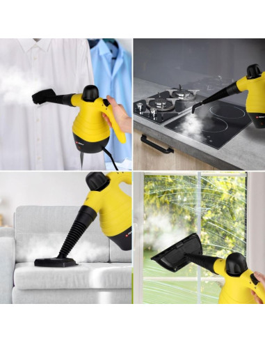 Ręczny odkurzacz myjka parowa alpina 900-1050w