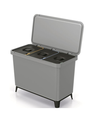Śmietnik kosze na śmieci systema sortibox 3w1 smooth gray
