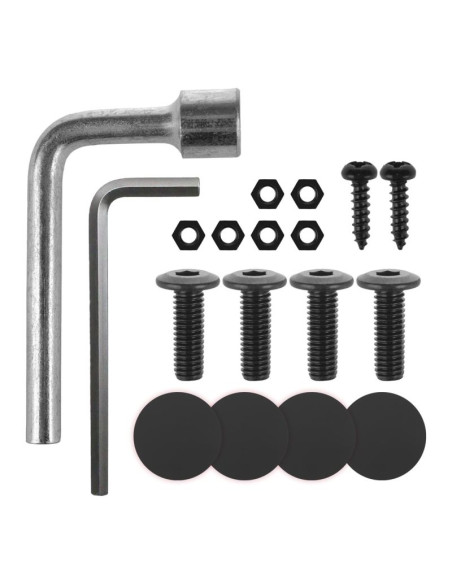 Maclean podstawka biurkowa na monitor lub laptop, sprężyna gazowa, do pracy stojąco siedzącej, czarna mc-493