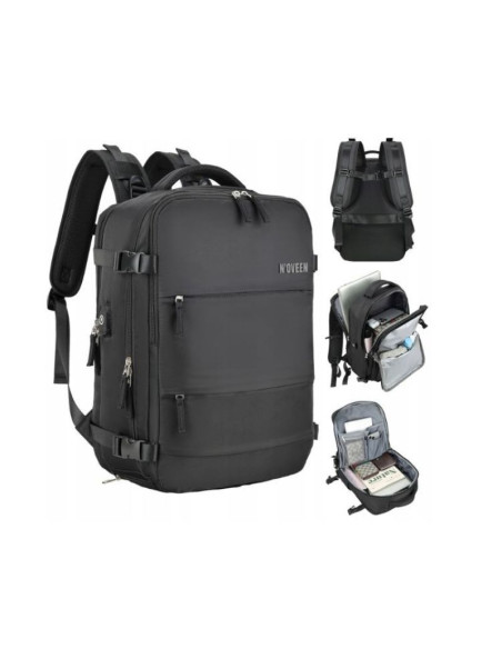 Plecak podróżny kabinowy noveen ctb400 black 40x20x25