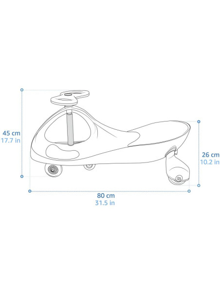 Jeździk grawitacyjny meteor swingo różowy