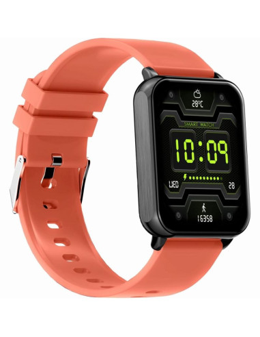 Smartwatch gravity czerwono czarny 2 paski gt17-10