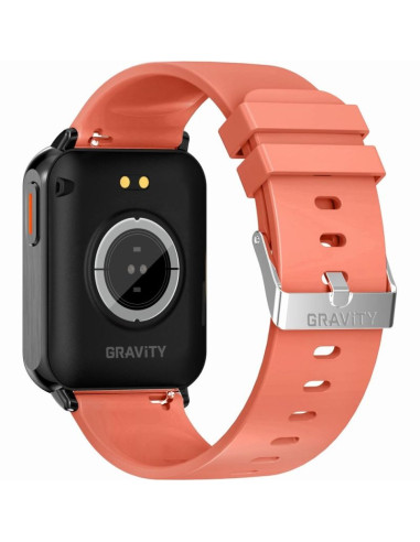 Smartwatch gravity czerwono czarny 2 paski gt17-10
