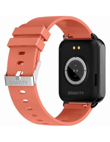 Smartwatch gravity czerwono czarny 2 paski gt17-10