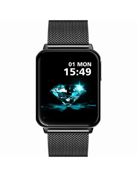 Smartwatch gravity granatowo czarny 2 paski gt17-9