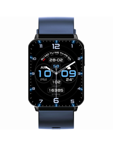 Smartwatch gravity granatowo czarny 2 paski gt17-9