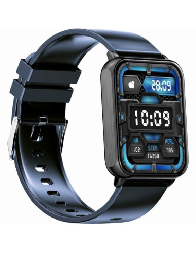 Smartwatch gravity granatowo czarny 2 paski gt17-9