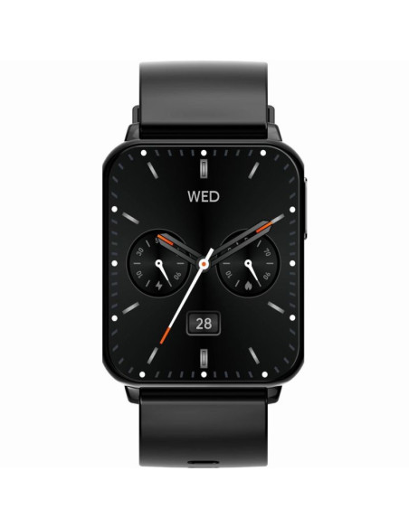 Smartwatch gravity czarny 2 paski gt17-7