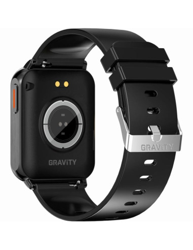 Smartwatch gravity czarny 2 paski gt17-7