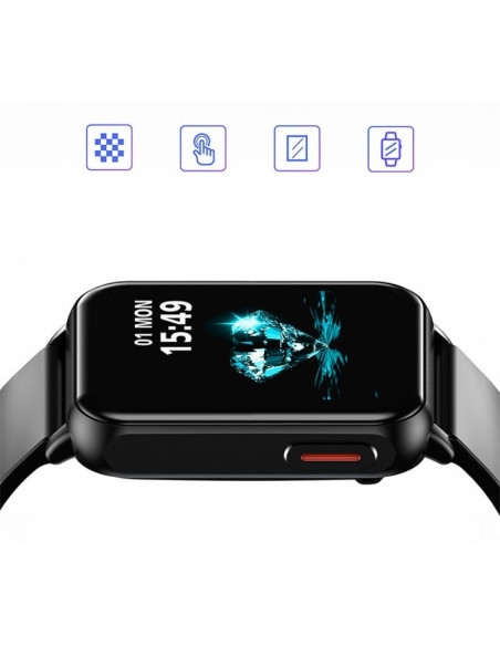 Smartwatch gravity czarny 2 paski gt17-7