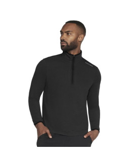 Skechers skech-knits burst 1/4 zip lt130-blk czarne l