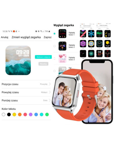 Smartwatch rubicon rnce89 black smarub162