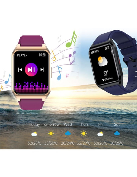 Smartwatch rubicon rnce89 black smarub162