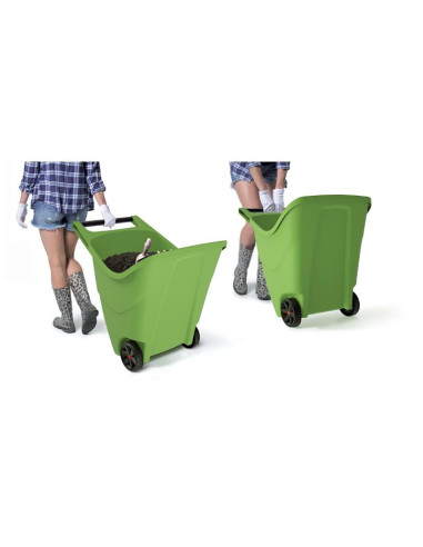 Taczka ogrodowa load go iii 95l czarna