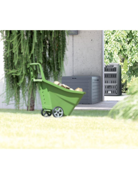 Taczka ogrodowa load go iii 95l czarna