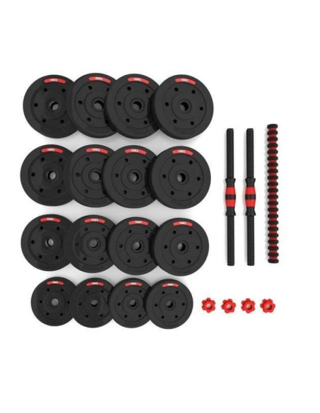 Sztangielki-sztanga  kompozyt 2w1 sgp40 hms 40 kg