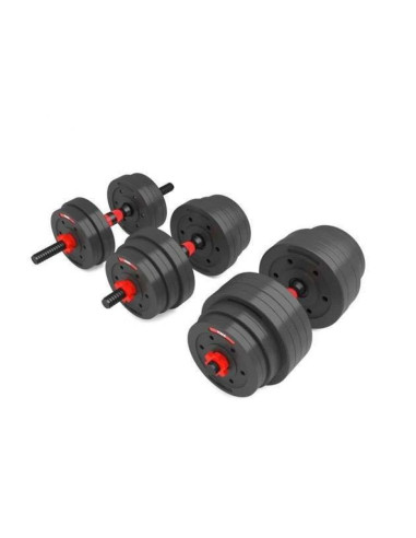 Sztangielki-sztanga  kompozyt 2w1 sgp40 hms 40 kg