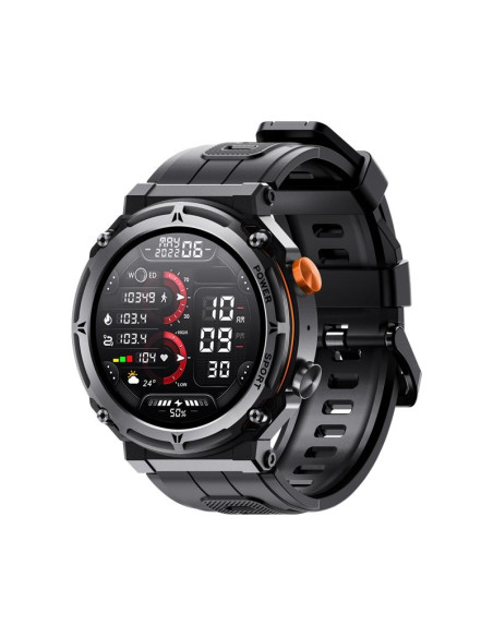 Smartwatch veltori vt130-1 czarny pasek silikonowy