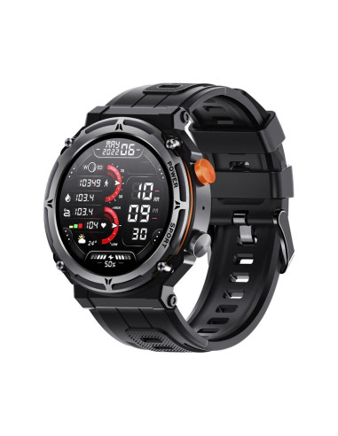 Smartwatch veltori vt130-1 czarny pasek silikonowy
