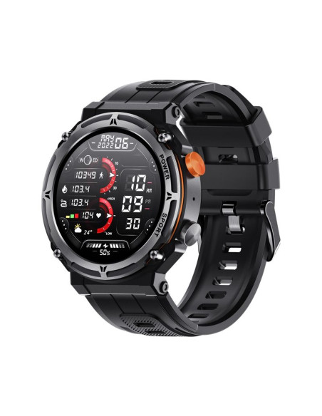 Smartwatch veltori vt130-1 czarny pasek silikonowy