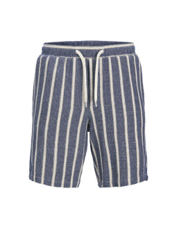 Jack&jones krótkie joggery jpstjaiden coba stripe jog shorts reg sn 12274413 ocean cavern