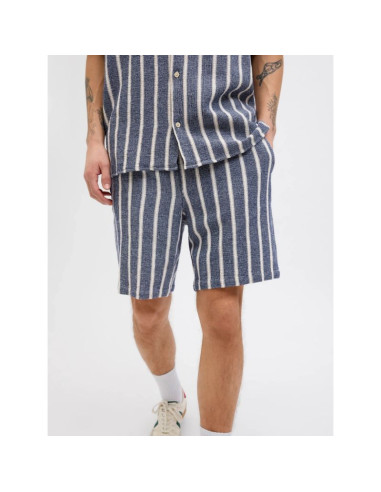 Jack&jones krótkie joggery jpstjaiden coba stripe jog shorts reg sn 12274413 ocean cavern